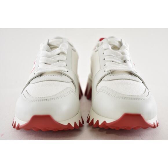 Christian Louboutin Nastroshark Donna Flat White Platform Low Top Sneaker 40 - Picture 10 of 16